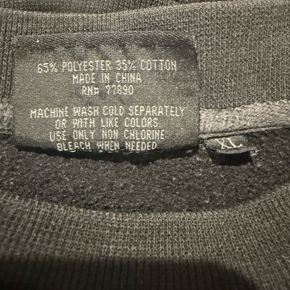 Vintage 90’s Rare Loud Records Wu-Wear Wu-Tang Crewneck Sweatshirt XL - Picture 6 of 7